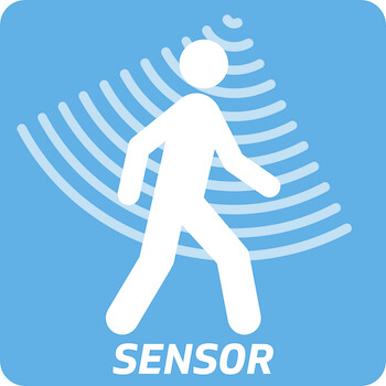 Ventilator med bevægelsessensor
