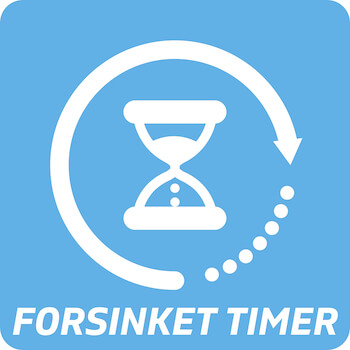 Ventilator med forsinket timer