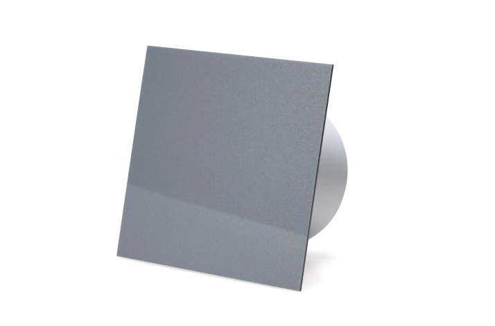 Ventilator, standard tnding, 100mm/125mm, blank gr plexiglas