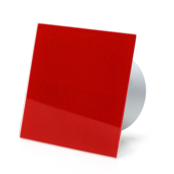 Ventilator, standard tnding, 100mm/125mm, blank rd glasfront