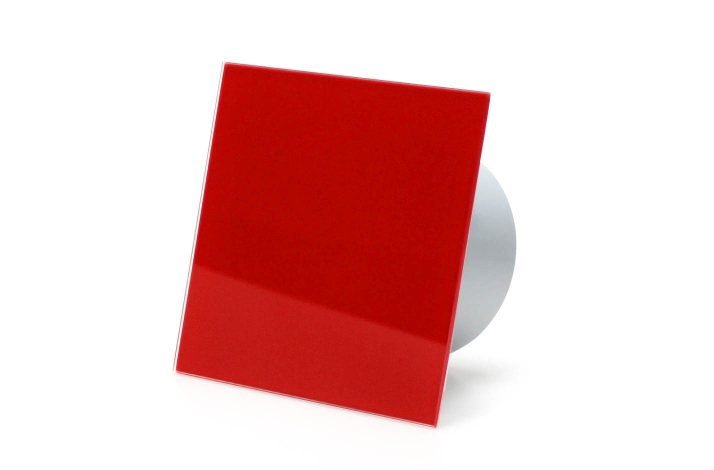 Ventilator, standard tnding, 100mm/125mm, blank rd glasfront