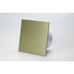 Ventilator med bev�gelsessensor 100mm/125mm, b�rstet metal guldfarvet