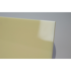 Badevrelsesventilator (hygrostat), 100mm/125mm, blank plexifront i beige