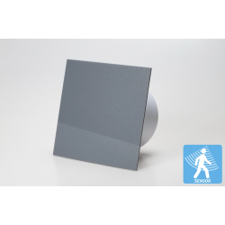 Ventilator med bev�gelsessensor 100mm/125mm, blankt plexiglas panel i gr�