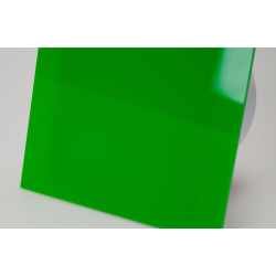 Ventilator med bev�gelsessensor 100mm/125mm, blankt plexiglas panel i gr�n