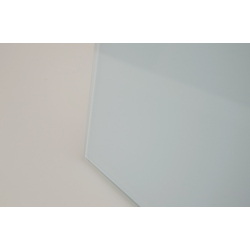 Ventilator med indbygget forsinket timer, 100mm/125mm, blankt hvidt glas