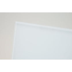 Ventilator med indbygget forsinket timer, 100mm/125mm, mat hvidt glas