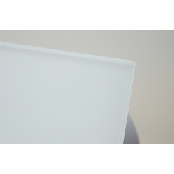 Ventilator med indbygget timer, 100mm/125mm, mat hvidt glas