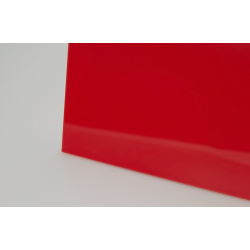 Ventilator med bev�gelsessensor 100mm/125mm, blankt plexiglas panel i r�d