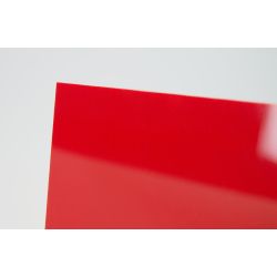 Ventilator med bev�gelsessensor 100mm/125mm, blankt plexiglas panel i r�d