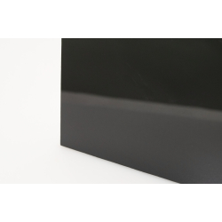 Fugtstyret ventilator (hygrostat), 100mm/125mm, blank plexifront i sort