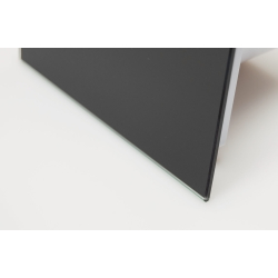 Udsugning, standard tnding, 100mm/125mm, mat sort glasfront