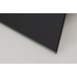 Udsugning, standard tnding, 100mm/125mm, mat sort glasfront