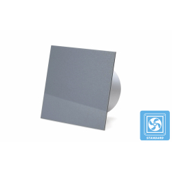 Ventilator, standard tnding, 100mm/125mm, blank gr plexiglas