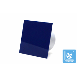 Ventilator, standard tnding, 100mm/125mm, blank bl plexiglas